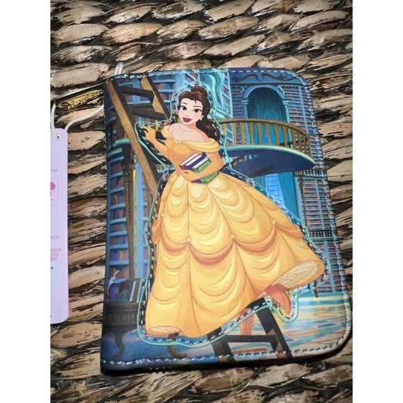Loungefly Disney Beauty and the Beast Belle Library Mini Backpack Wallet - Picture 7 of 9